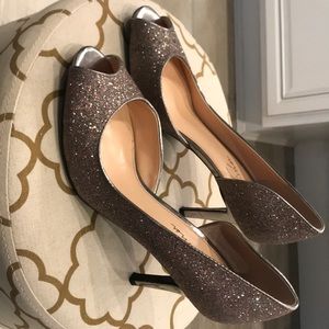 Marc Fisher Rose Gold Sparkle Pumps